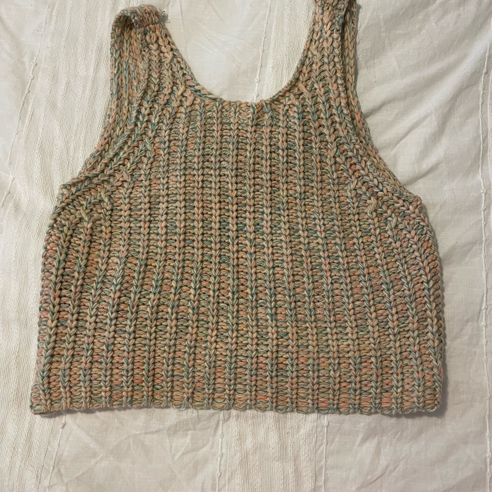 Le Lis Pastel Knit Women's Tank Top